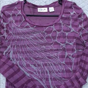 Miss me size large burnout teeshirt